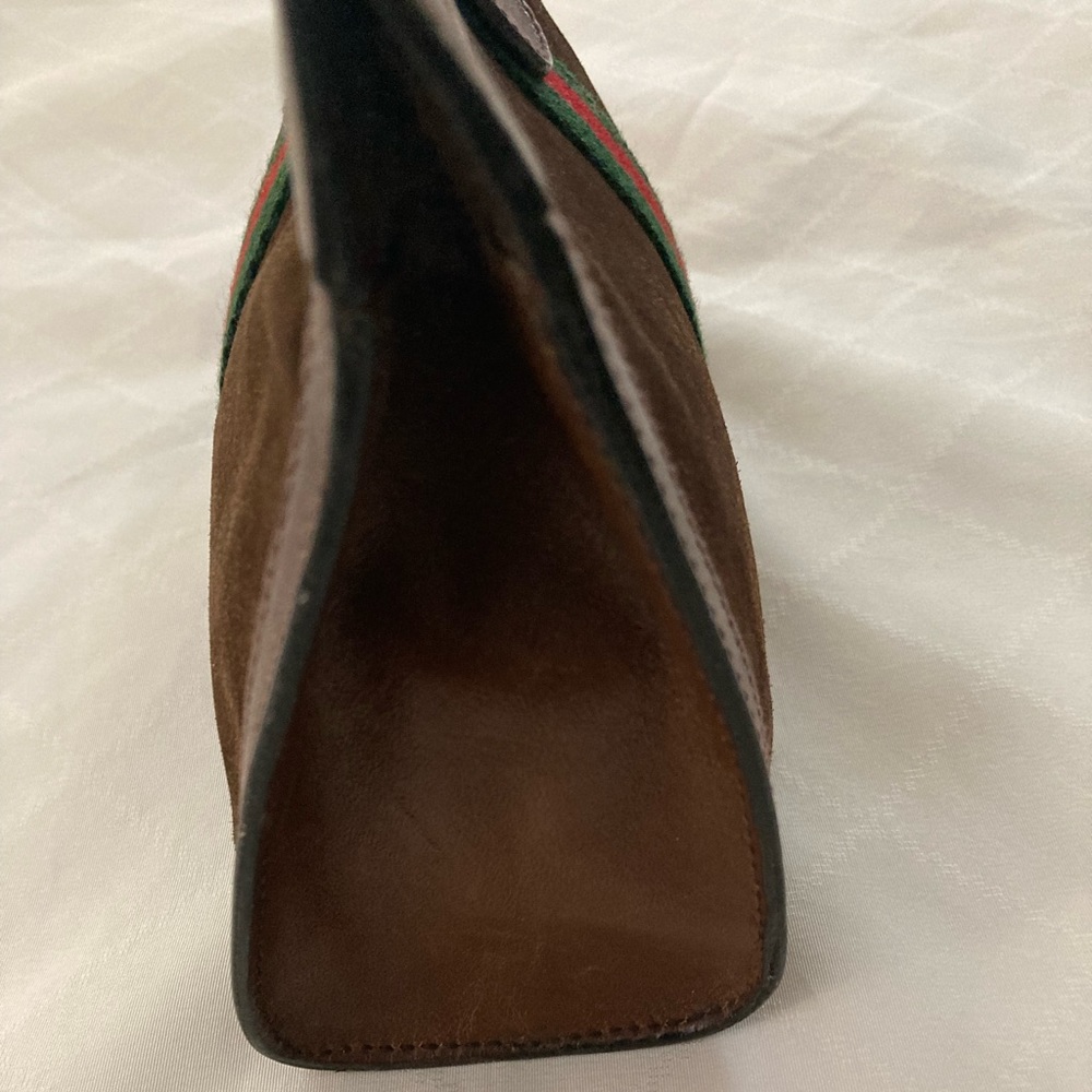 Authentic Vintage Gucci Parfums Brown Suede Clutch 🔥🔥🔥 - Picture 4 of 10